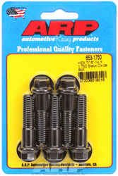 Click for a larger picture of ARP 7/16-14 x 1.750 Black Oxide Bolt, 7/16" Hex Head, 5-pk