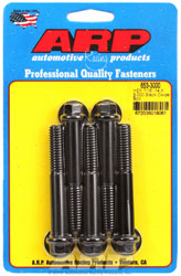 Click for a larger picture of ARP 7/16-14 x 3.000 Black Oxide Bolt, 7/16" Hex Head, 5-pk
