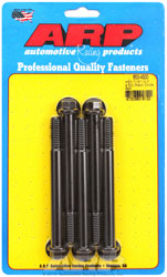 Click for a larger picture of ARP 7/16-14 x 4.500 Black Oxide Bolt, 7/16" Hex Head, 5-pk