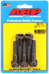 Click for a larger picture of ARP 3/8-16 x 1.750 Black Oxide Bolt, 7/16" Hex Head, 5-pk