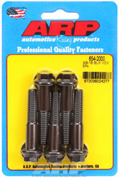 Click for a larger picture of ARP 3/8-16 x 2.000 Black Oxide Bolt, 7/16" Hex Head, 5-pk