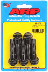 Click for a larger picture of ARP 7/16-14 x 1.750 Black Oxide Bolt, 1/2" Hex Head, 5-pack