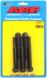 Click for a larger picture of ARP 7/16-14 x 4.000 Black Oxide Bolt, 1/2" Hex Head, 5-pack