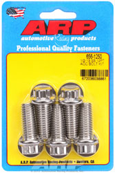 Click for a larger picture of ARP 1/2-13 x 1.250 Stainless Steel Bolt, 12-Point Head, 5-Pk