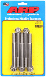 Click for a larger picture of ARP 1/2-13 x 4.250 Stainless Steel Bolt, 12-Point Head, 5-Pk