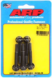 Click for a larger picture of ARP M6 x 1.00 x 45 Hex Head Black Oxide Bolt, 5-Pack