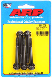 Click for a larger picture of ARP M6 x 1.00 x 55 Hex Head Black Oxide Bolt, 5-Pack