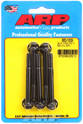 Click for a larger picture of ARP M6 x 1.00 x 60 Hex Head Black Oxide Bolt, 5-Pack