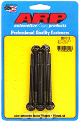 Click for a larger picture of ARP M6 x 1.00 x 80 Hex Head Black Oxide Bolt, 5-Pack