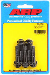 Click for a larger picture of ARP M8 x 1.25 x 35 Hex Head Black Oxide Bolt, 5 Pack