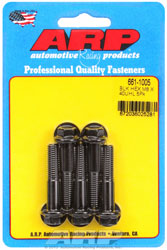 Click for a larger picture of ARP M8 x 1.25 x 40 Hex Head Black Oxide Bolt, 5 Pack