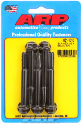 Click for a larger picture of ARP M8 x 1.25 x 65 Hex Head Black Oxide Bolt, 5 Pack