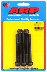 Click for a larger picture of ARP M8 x 1.25 x 75 Hex Head Black Oxide Bolt, 5 Pack