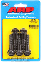 Click for a larger picture of ARP M10 x 1.50 x 40 Hex Head Black Oxide Bolt, 5-Pack