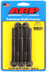Click for a larger picture of ARP M10 x 1.50 x 90 Hex Head Black Oxide Bolt, 5-Pack