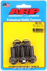 Click for a larger picture of ARP M10 x 1.25 x 25 Hex Head Black Oxide Bolt, 5-Pack