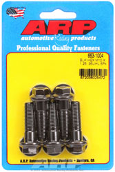Click for a larger picture of ARP M10 x 1.25 x 35 Hex Head Black Oxide Bolt, 5-Pack