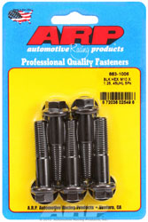 Click for a larger picture of ARP M10 x 1.25 x 45 Hex Head Black Oxide Bolt, 5-Pack
