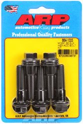 Click for a larger picture of ARP M12 x 1.50 x 45 Hex Head Black Oxide Bolt, 5-Pack