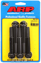 Click for a larger picture of ARP M12 x 1.50 x 80 Hex Head Black Oxide Bolt, 5-Pack