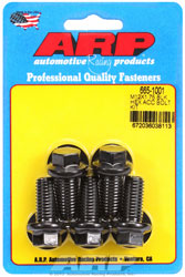 Click for a larger picture of ARP M12 x 1.75 x 25 Hex Head Black Oxide Bolt, 5-Pack