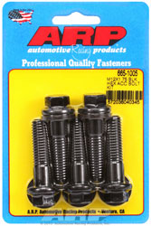 Click for a larger picture of ARP M12 x 1.75 x 45 Hex Head Black Oxide Bolt, 5-Pack