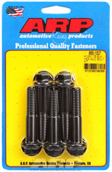 Click for a larger picture of ARP M12 x 1.75 x 60 Hex Head Black Oxide Bolt, 5-Pack