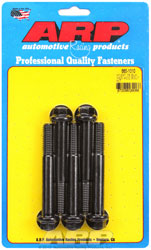 Click for a larger picture of ARP M12 x 1.75 x 90 Hex Head Black Oxide Bolt, 5-Pack