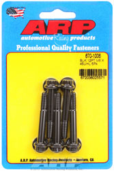 Click for a larger picture of ARP M6 x 1.00 x 45 12-Point Head Black Oxide Bolt, 5-Pack