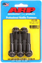 Click for a larger picture of ARP M10 x 1.50 x 45 12 Point Head Black Oxide Bolt, 5-Pack