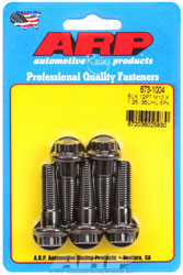 Click for a larger picture of ARP M10 x 1.25 x 35 12 Point Head Black Oxide Bolt, 5-Pack