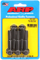 Click for a larger picture of ARP M10 x 1.25 x 50 12 Point Head Black Oxide Bolt, 5-Pack