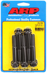 Click for a larger picture of ARP M12 x 1.50 x 70 12-Point Head Black Oxide Bolt, 5-Pack