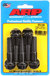 Click for a larger picture of ARP M12 x 1.75 x 50 12-Point Head Black Oxide Bolt, 5-Pack