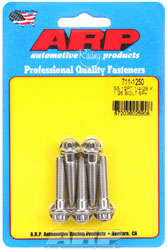 Click for a larger picture of ARP 1/4-28 x 1.250 Stainless Steel Bolt, 12 Point Head, 5pk