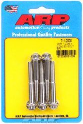 Click for a larger picture of ARP 1/4-28 x 2.000 Stainless Steel Bolt, 12 Point Head, 5pk