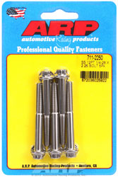 Click for a larger picture of ARP 1/4-28 x 2.250 Stainless Steel Bolt, 12 Point Head, 5pk