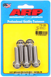 Click for a larger picture of ARP 3/8-24 x 1.250 Stainless Steel Bolt, 3/8" 12pt Head, 5pk