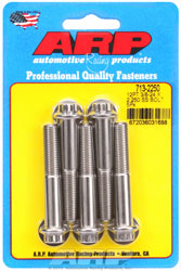 Click for a larger picture of ARP 3/8-24 x 2.250 Stainless Steel Bolt, 3/8" 12pt Head, 5pk