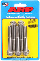 Click for a larger picture of ARP 3/8-24 x 2.500 Stainless Steel Bolt, 3/8" 12pt Head, 5pk