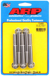 Click for a larger picture of ARP 3/8-24 x 3.000 Stainless Steel Bolt, 3/8" 12pt Head, 5pk