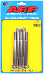 Click for a larger picture of ARP 3/8-24 x 4.500 Stainless Steel Bolt, 3/8" 12pt Head, 5pk