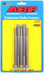 Click for a larger picture of ARP 3/8-24 x 5.000 Stainless Steel Bolt, 3/8" 12pt Head, 5pk