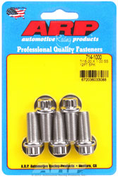 Click for a larger picture of ARP 7/16-20 x 1.000 Stainless Bolt, 7/16" 12-Pt Head, 5-pk