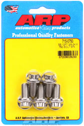 Click for a larger picture of ARP 3/8-24 x 0.750 Stainless Steel Bolt, 7/16" 12-pt, 5-pk