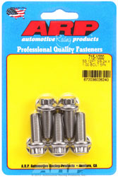 Click for a larger picture of ARP 3/8-24 x 1.000 Stainless Steel Bolt, 7/16" 12-pt, 5-pk
