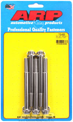 Click for a larger picture of ARP 3/8-24 x 4.000 Stainless Steel Bolt, 7/16" 12-pt, 5-pk