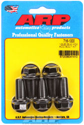 Click for a larger picture of ARP 1/2-20 x 1.000 Black Oxide Bolt, Hex Head, 5-Pack