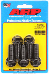 Click for a larger picture of ARP 1/2-20 x 1.250 Black Oxide Bolt, Hex Head, 5-Pack