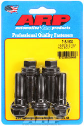 Click for a larger picture of ARP 1/2-20 x 1.500 Black Oxide Bolt, Hex Head, 5-Pack